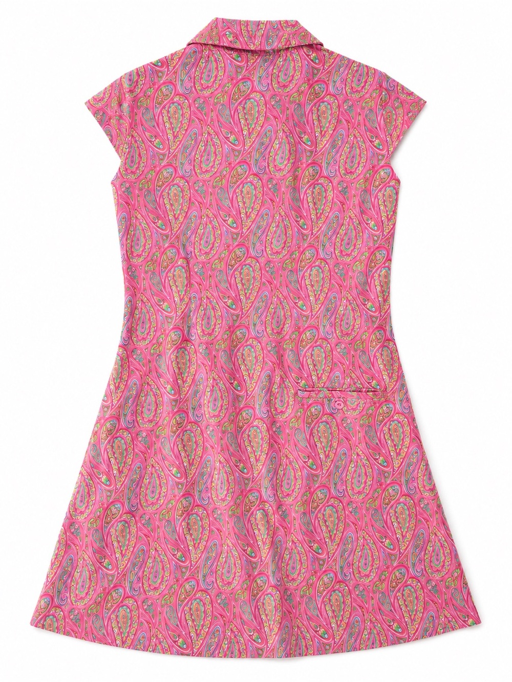 EP Pro Paisley Mandarin-Inspired Golf Dress w/ Attachable Shorts, M, MSRP $129 - Picture 5 of 16